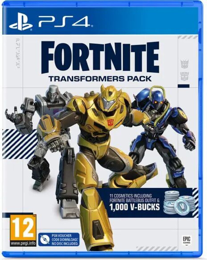 Fortnite Transformers Pack Ps4 Sony Playstation 4