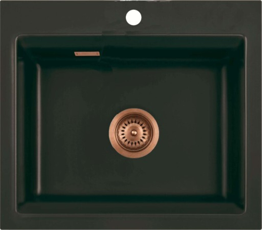 Kara 57 kjøkkenvask, 57,5x51 cm, sort