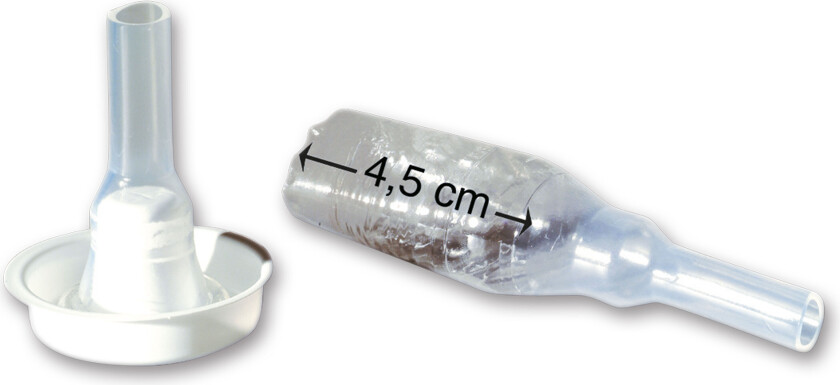 B. Urimed Vision short, Lengde og klebeflate,4,5 cm, diameter 41 mm, 30 stk