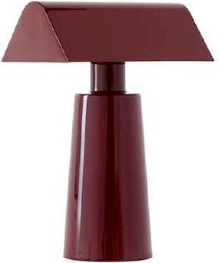 &Tradition Caret MF1 bærbar bordlampe Dark burgundy