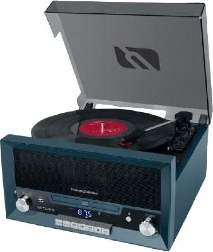 Turntable Micro System With Vinyl Deck MT-112 NB Micro system CD with turntable USB port