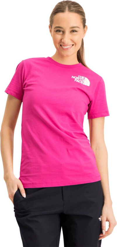 Half Dome Short Sleeve Tee W, t-skjorte dame FUSCHIA PINK