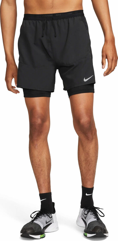 Dri-Fit Stride 5" Running Shorts M Black/Black/Black/Reflective S S