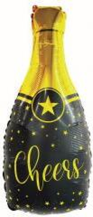 Folieballong - Champagneflaske -35x76 Cm