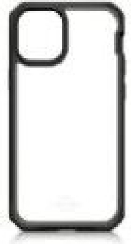 ITSKINS FERONIABIO PURE cover til iPhone 12 mini®. Sort og gennemsigtig
