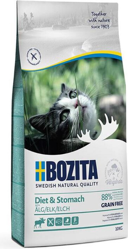 Bozita Diet & Stomach Grain Free Elk (10 kg)