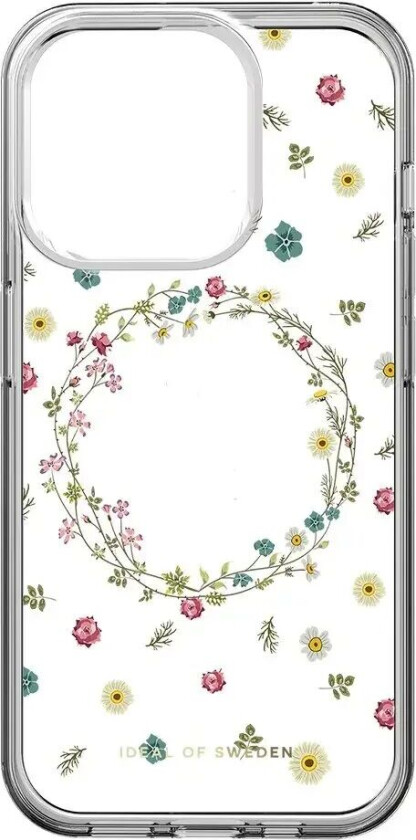 iPhone 15 Pro iDeal Of Sweden Clear Deksel - Petite Floral