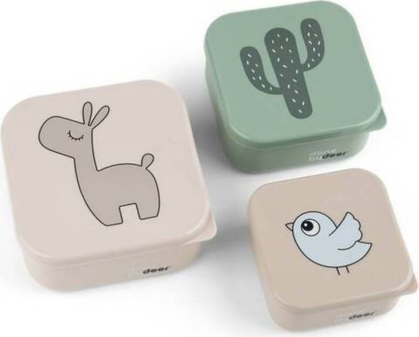 Done by deer Snack box set 3 pcs Lalee Sand mix
