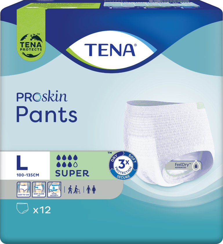Tena Pants Super, Large, 12 stk.