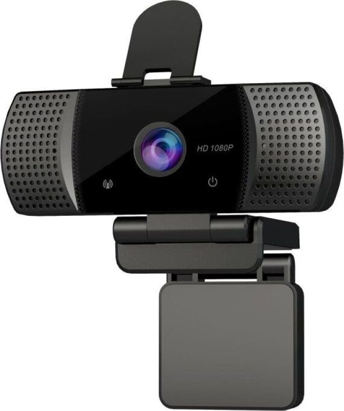 NÖRDIC USB Webcam Full HD1080P 30 fps med mikrofon 2 megapiksler