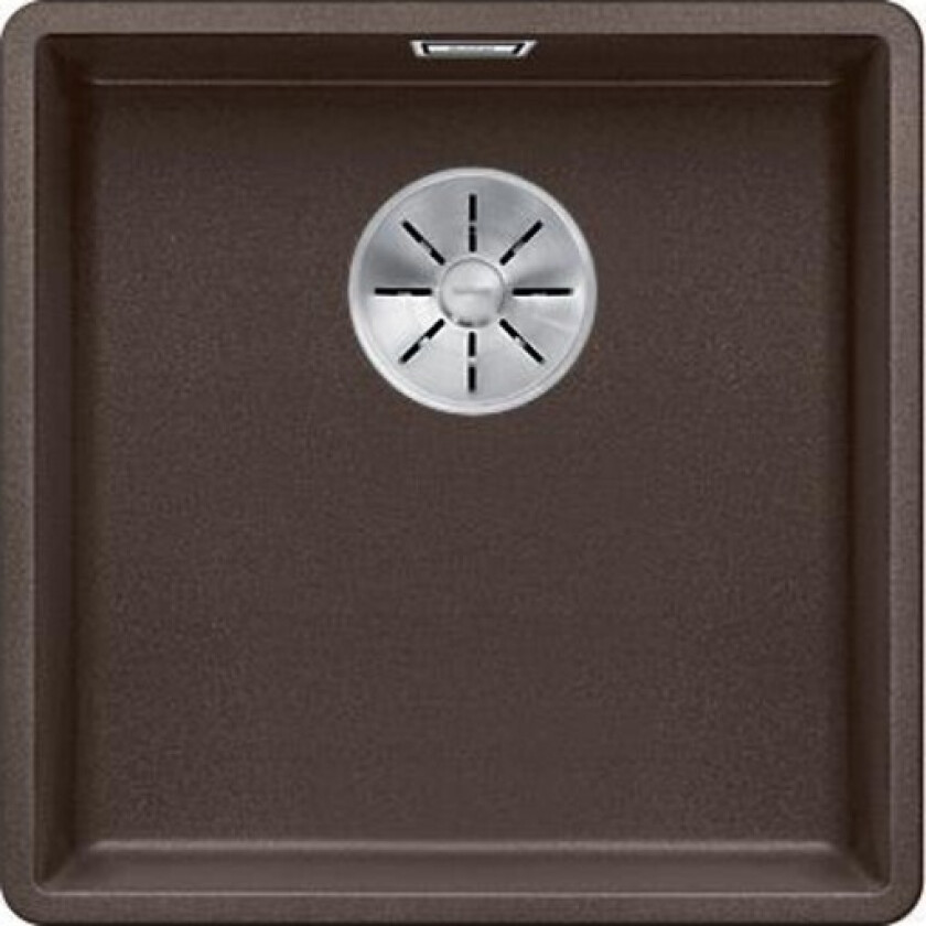 Subline 400-F UXI kjøkkenvask, 42,7x42,7 cm, brun