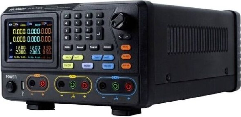DLP-3303 laboratoriestrømforsyning, justerbar 0 - 30 V 0 - 3 A 198 W RS-232 slavefunksjon antall utganger 3 x (VC-13095695)