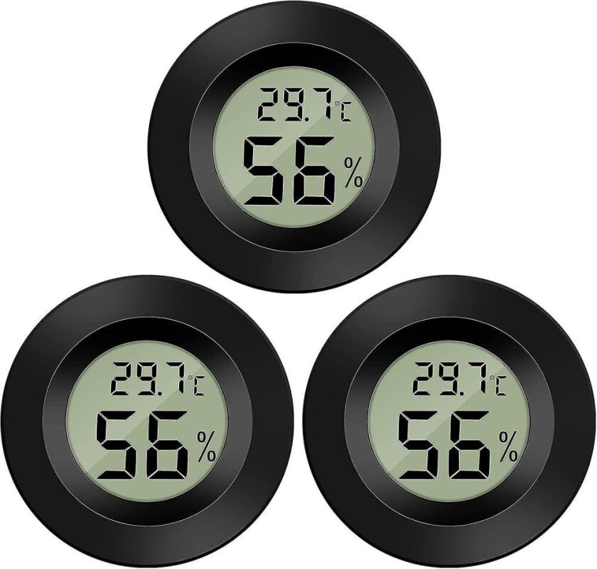 LCD termometer (3 stk)