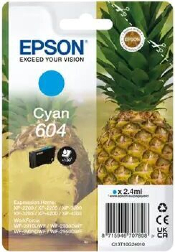 Ink Cyan 604 2.4ml