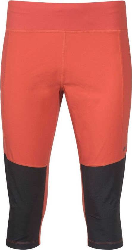Bergans Of Norway Fløyen V2 3/4 Pants Dame Brick/Solid Charcoal XS