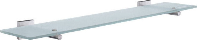 House hylle, 60x13,5 cm, børstet krom