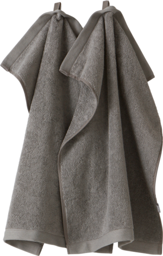 EARTH håndkle 2-pk Grå