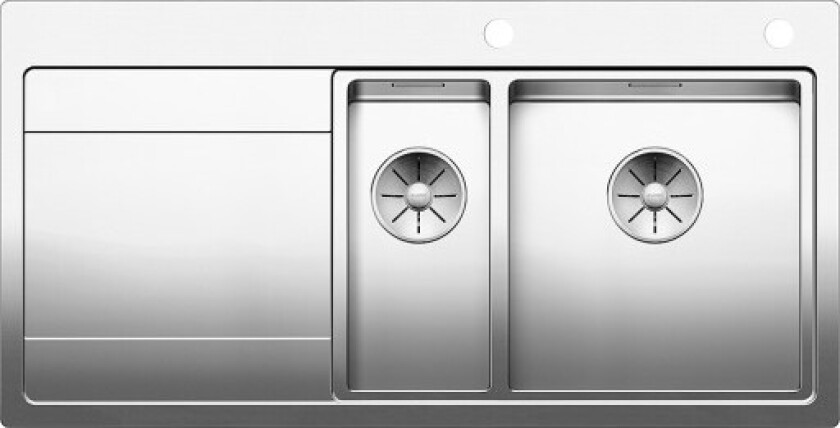 Bilde av Divon II 6 S-IF kjøkkenvask, 100x51 cm, rustfritt stål