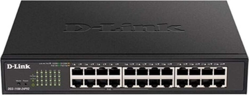 D-link Dgs 1100 V2 24-port Smart Poe Switch 100w