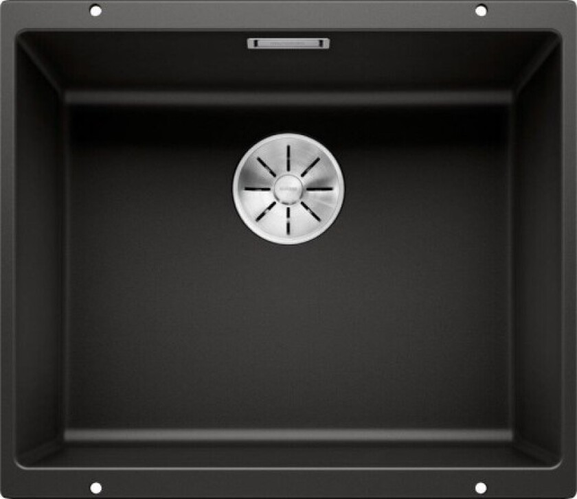 Subline 500-U UXI kjøkkenvask, 53x46 cm, sort