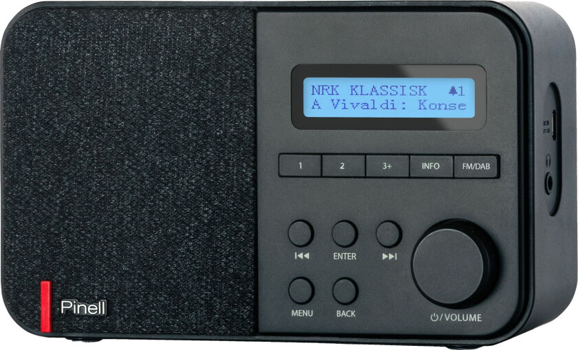 Supersound Mini Bærbar Dab Radio Med Batteri