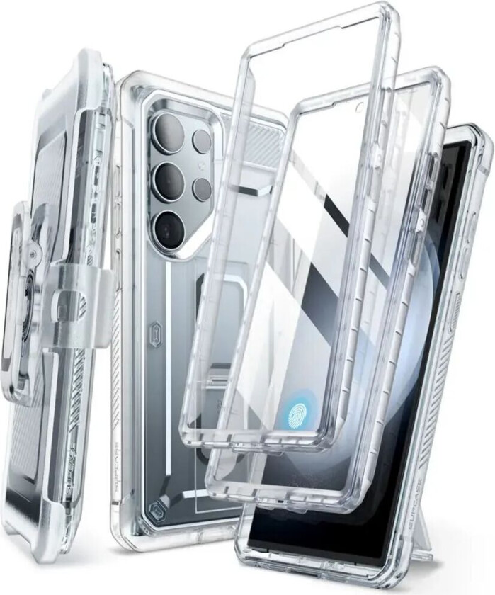 SUPCASE Samsung Galaxy S24 Ultra SUPCASE Unicorn Beetle Pro 2-Set Håndverker Deksel m. Skjermbeskyttelse - Gjennomsiktig