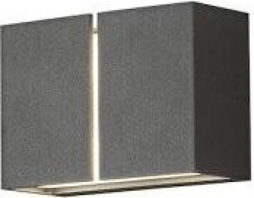 7877-370, Vegglys, Grå, Aluminium, IP54, Fasade, I