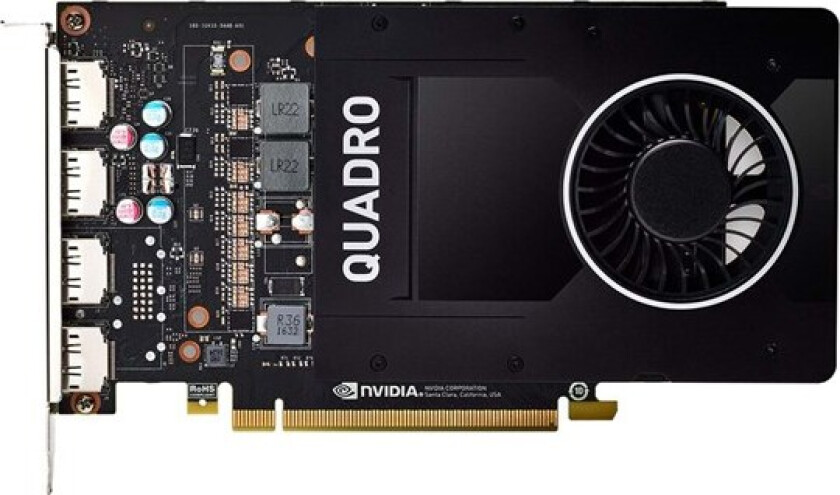 Quadro P2000 - 5 GB GDDR5 RAM - Grafikkort