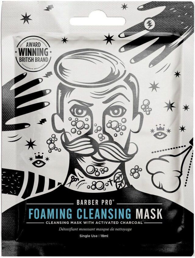 Barber Pro Foaming Cleansing Mask 20ml
