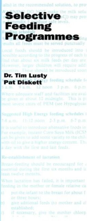 Selective Feeding Programmes av Tim Lusty