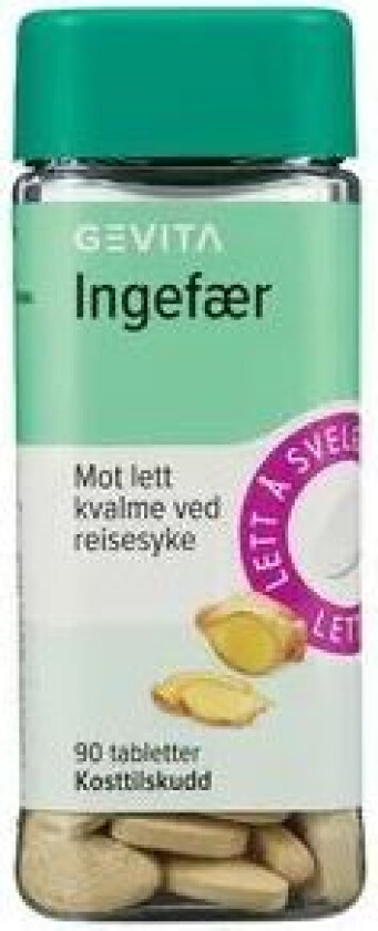 Ingefær, 90 tabletter