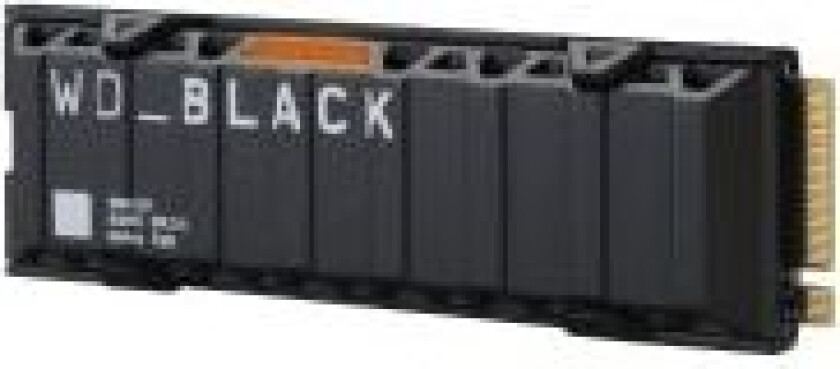 WD Black SN850 NVMe SSD WDBAPZ5000BNC - Solid State Drive - 500GB - intern - M.2 2280 - PCI Express 4.0 x4 (NVMe) - integrert kjøle