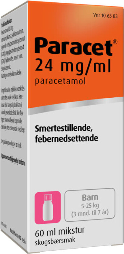 Paracet Mikstur 24mg 60ml