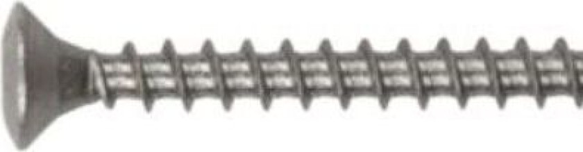 NKT universalskrue 5,0x40mm - TX25, linsehoved hoved, rustfri A2, fuldgevind - 100stk