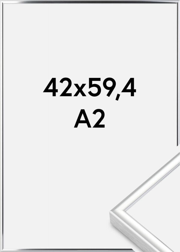 Ramme  Premium Classic Sølv 42x59,4 Cm (A2)