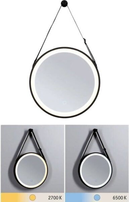 - Miro LED Illuminated Mirror TW IP44 Matt Black