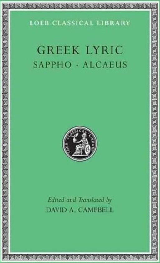 Greek Lyric av Sappho, Alcaeus