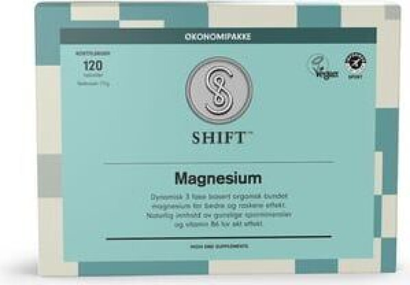 SHIFT Magnesium Tabletter, 120 stk.