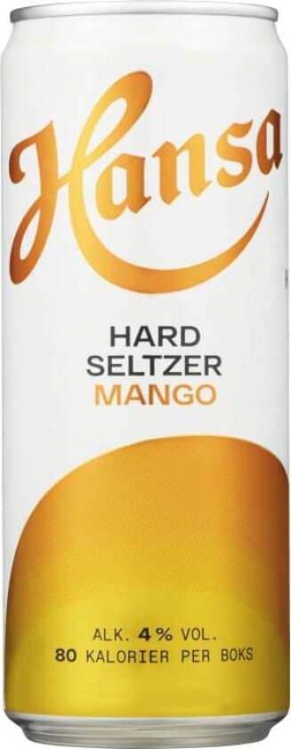 Hansa Hard Seltzer Mango 0,33l boks Sleek