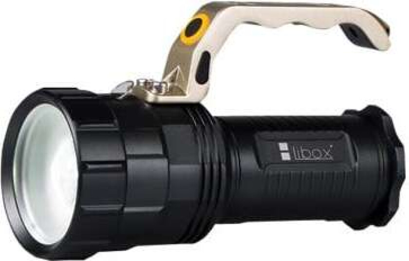 libox - Lommelykt - LED - 3-modus - 10 W - svart