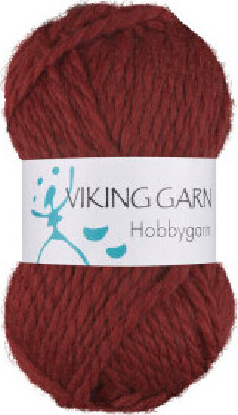 Viking Garn Hobbygarn 944 Rosenrød