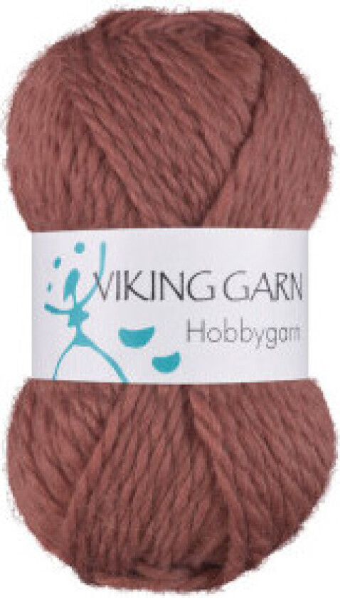 Viking Garn Hobbygarn 962 Gammelrosa