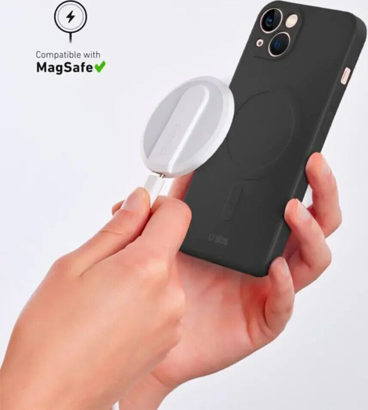 iPhone 14 / 13 Smooth Mag Deksel - MagSafe Kompatibel - Svart