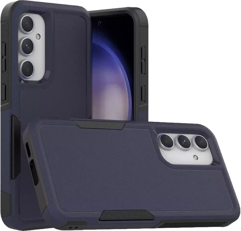Samsung Galaxy S23 FE Hybrid Håndverker Deksel - Mørke Blå
