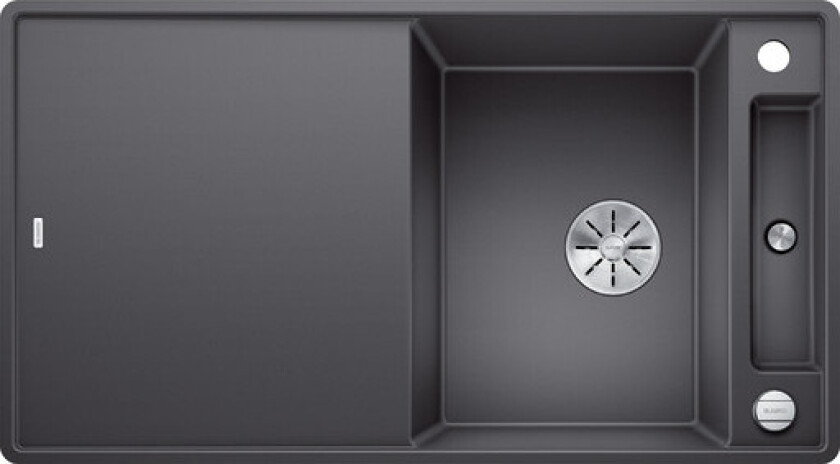 Axia III 5 S-F kjøkkenvask, 90,5x50 cm, grå