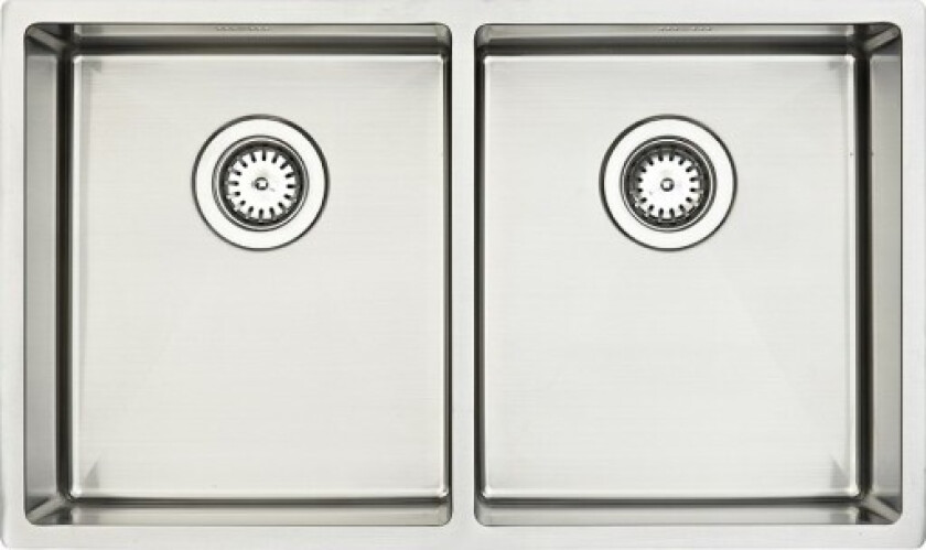 Kubus 740 soft kjøkkenvask, 74x44 cm, rustfritt stål