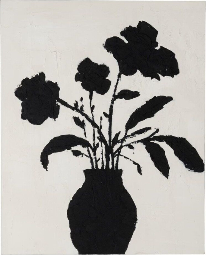 Maleri Læret Furu Vase 80 x 3,7 x 100 cm