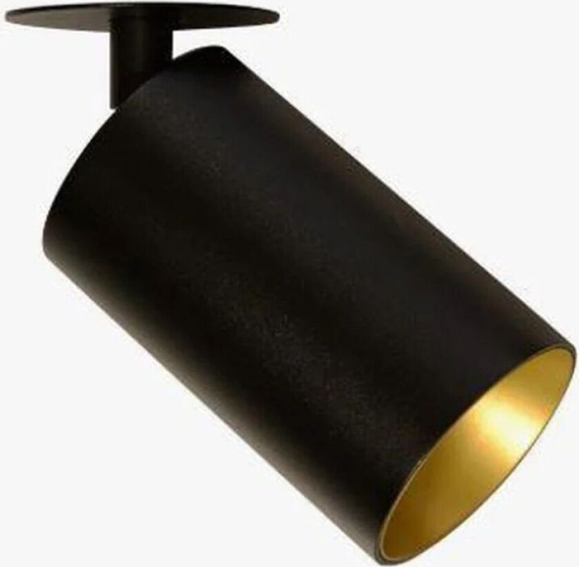 Oz Recessed downlight spot - sand Svart/gull