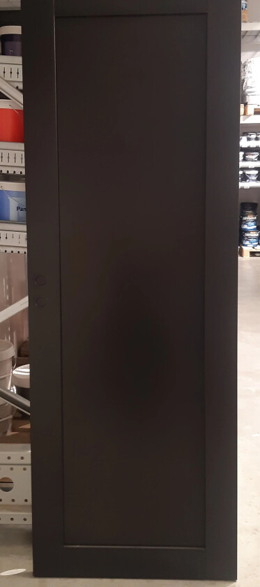 Dørbl Unique 01l 8x21 Svart Moderne Glatt Fyllingsdør/skyvedør( Liten Skade Se Bilde )