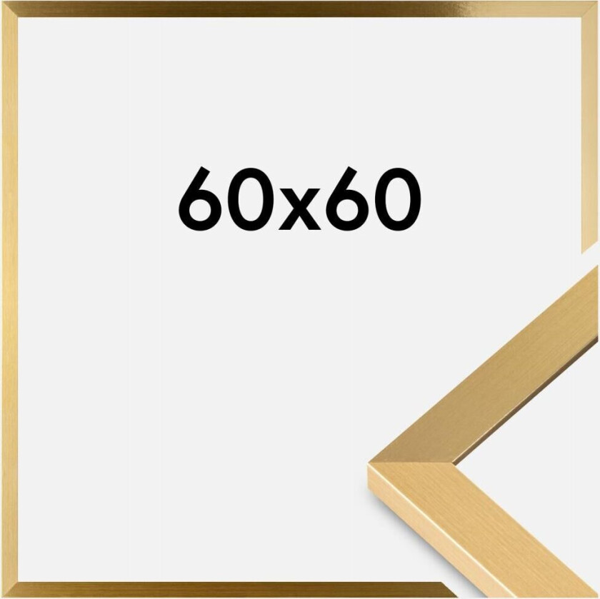 Ramme Selection Akrylglass Gull 60x60 Cm